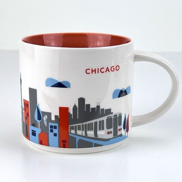 STARBUCKS 2017 CHICAGO YOU ARE HERE COLLECTION MUG - Picture 1 of 8